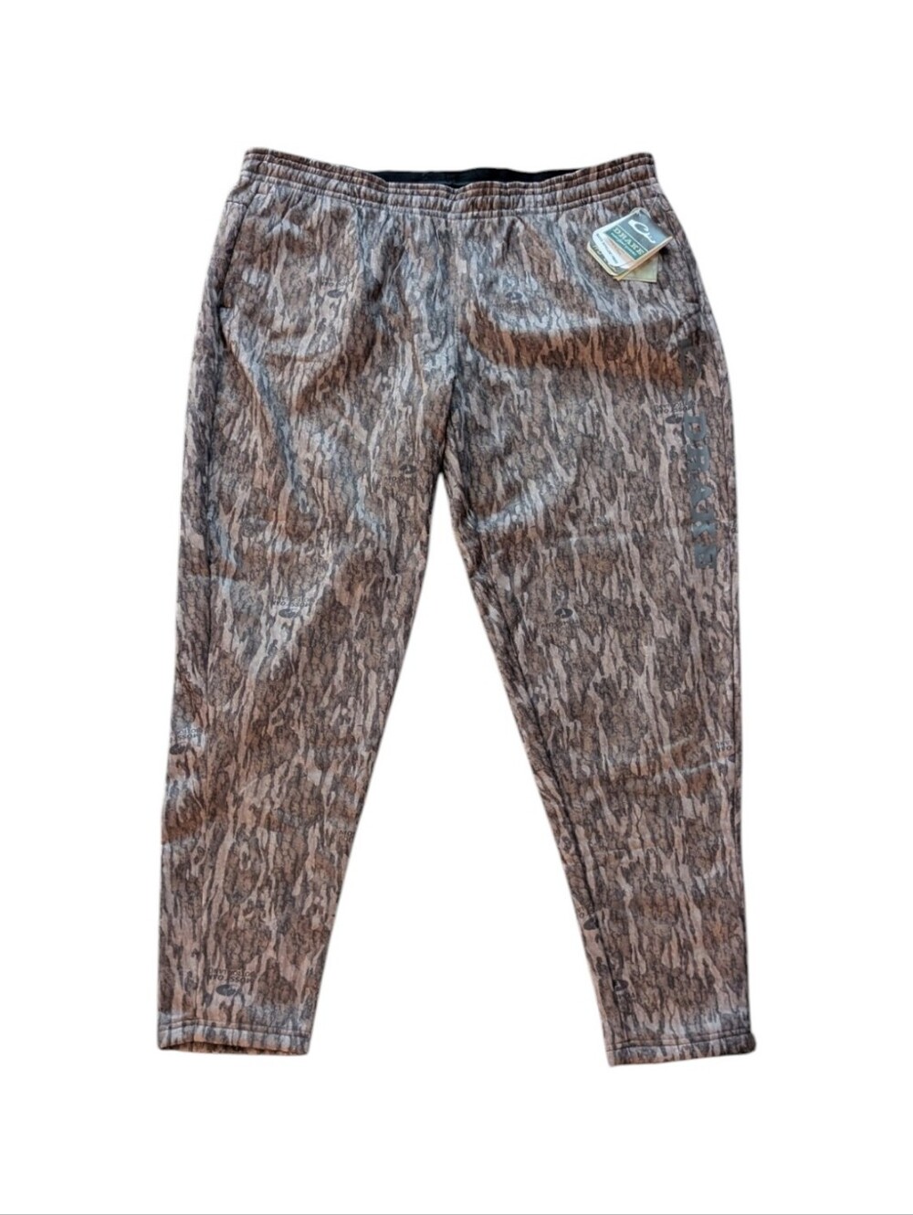 Drake Waterfowl Under-Wader Jogger Sweatpants Mossy Oak Bottomland NWT